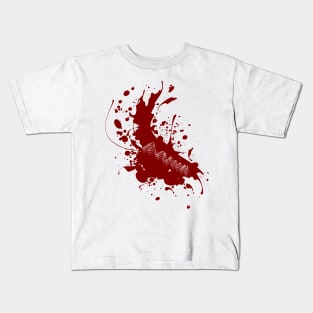 Maroon - wine splash inspired by Taylor Swift Midnights Kids T-Shirt